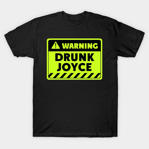 drunk Joyce T-Shirt by AlaskaRockGirl